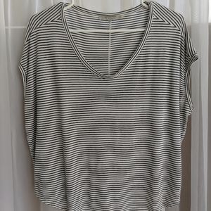 AllSaints flowy striped top
